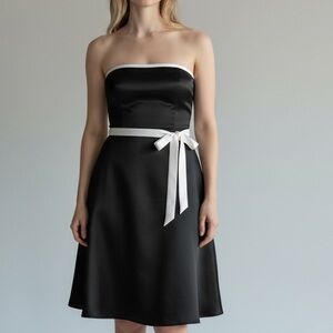 Scott McClintock Black & White Cocktail Dress Made in the USA Size 6